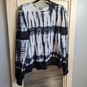 Who What Where tie dye sweatshirt